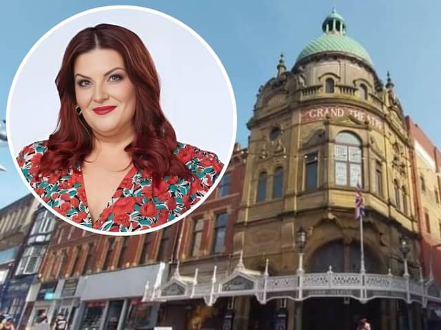 Blackpool actress Jodie Prenger is hosting Dinner on The Grand Stage this Saturday.