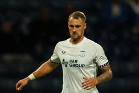 Patrick Bauer had to undergo surgery for an elbow injury. He’s not available for Preston North End in their game against Coventry City. (Image: CameraSport - Alex Dodd)