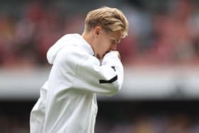 Martin Odegaard is currently sidelined with an injury. He could target a return with Arsenal against Preston North End. (Image: Getty Images)