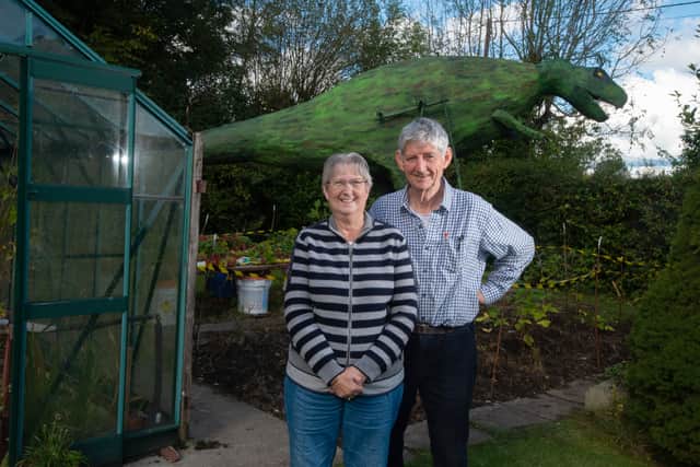 Alan says his wife Monica helped build Bertha both physically and by offering moral support!