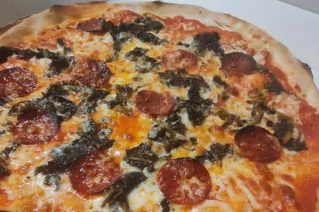 Dante's Quattro Stagioni pizza