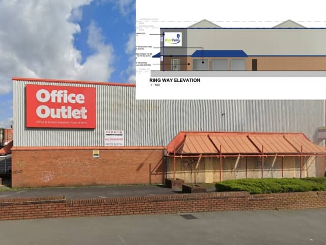 The empty unit in Ringway and what it could look like
