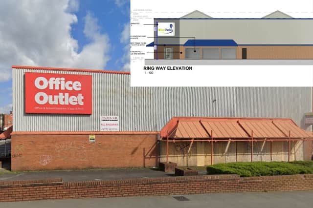 The empty unit in Ringway and what it could look like