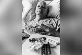 Claire Corner’s image of former soldier John Newcombe, who has progressive multiple sclerosis (MS)