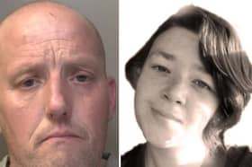 Alec Keiran, 52, from Bamber Bridge and right, Nicole Cummings.
