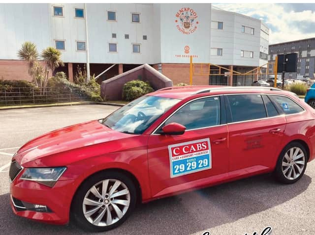 C Cabs has launched a new passenger loyaty scheme with Blackpool FC