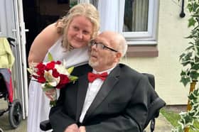 Kevin ‘Kev’ Button, who lives with dementia at HC-One’s Meadow Bank Care Home in Bamber Bridge received a blessing with his long-term partner Allison Gallacher to celebrate their love for each other as part of World Alzheimer’s Month.
