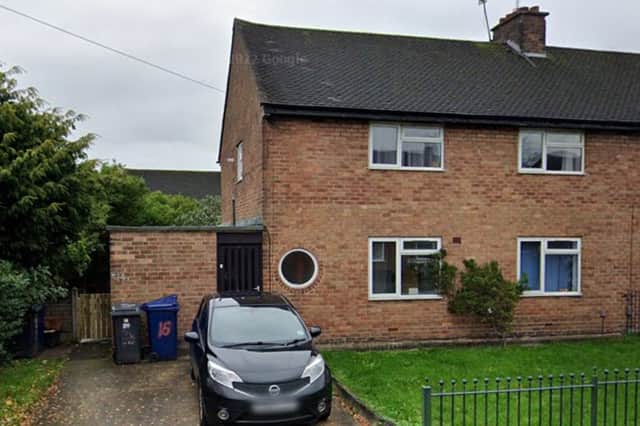 Mr Holroyd lives in the upstairs flat of this property in Evesham Avenue, Kingsfold