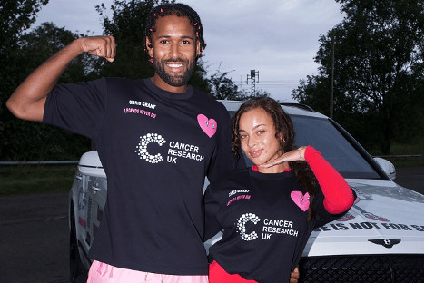Love Island star Danica Taylor is supporting her partner, Nathan Grant, on running the entire length of England to raise money for Cancer Research UK.