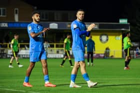 Sam Greenwood (R) will come up against his former club Arsenal in the Carabao Cup on Wednesday night. Greenwood is expected to start for Preston North End. (Image: CameraSport - Alex Dodd)