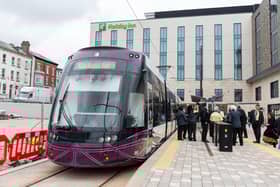 The tramway extension is among the regeneration projects which were delayed