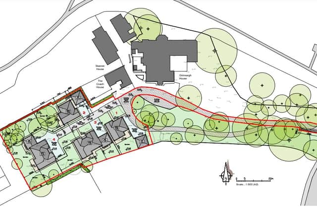 The proposed site layout