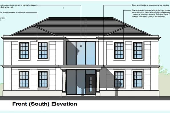 The self-build plan for Grimsargh House site