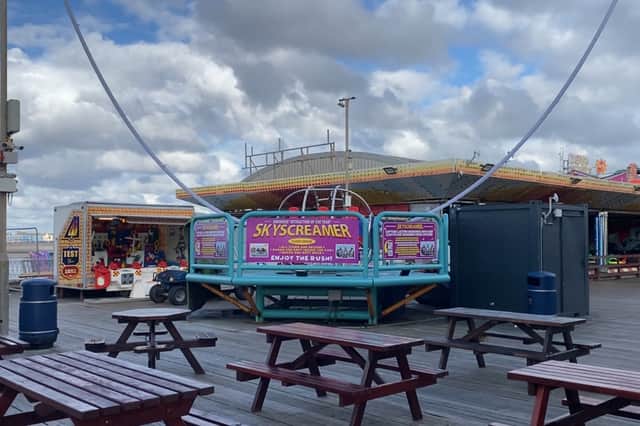 Sky Screamer Ride at Blackpool's south pier