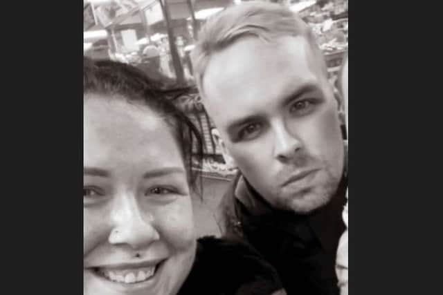 Damian Kilshaw with sister Sarah Erica