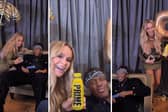 Britian's Got Talent judge Amanda Holden pulled a prank on guest judge KSI whilst in Blackpool. Credit: noholdenback on Instagram