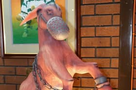 Money mule statue created by Blackpool student
