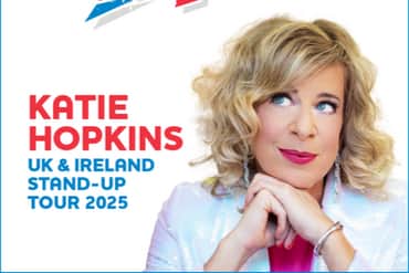 Katie Hopkins will bring her 'Bats**t Bonkers Britain' tour to Blackburn's Empire Theatre on May 15, 2025