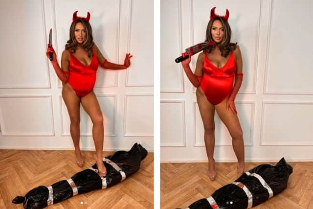 Charlotte Dawson pokes fun at her dramatic love life in the above Instagram post. Credit: charlottedawsy on Instagram