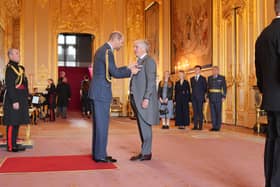 Mr. Peter Dyer, from Carnforth, President, British Dental Association, is made an Officer of the Order of the British Empire by the Prince of Wales at Windsor Castle. The honour recognises services to dentistry, to medicine and to the communities of Silverdale and Lancaster.