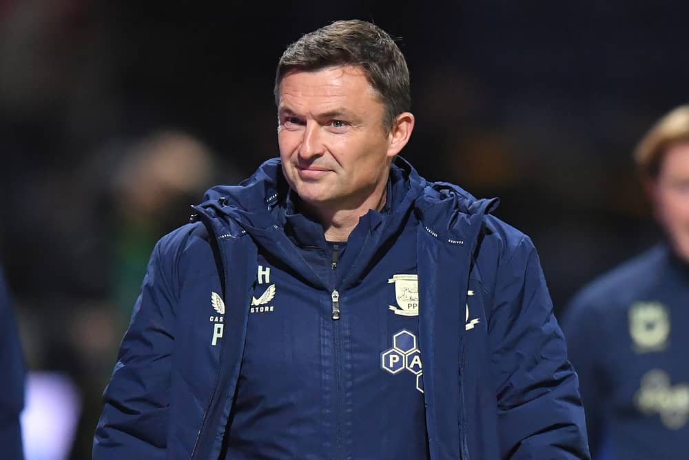 Preston North End's Manager Paul Heckingbottom