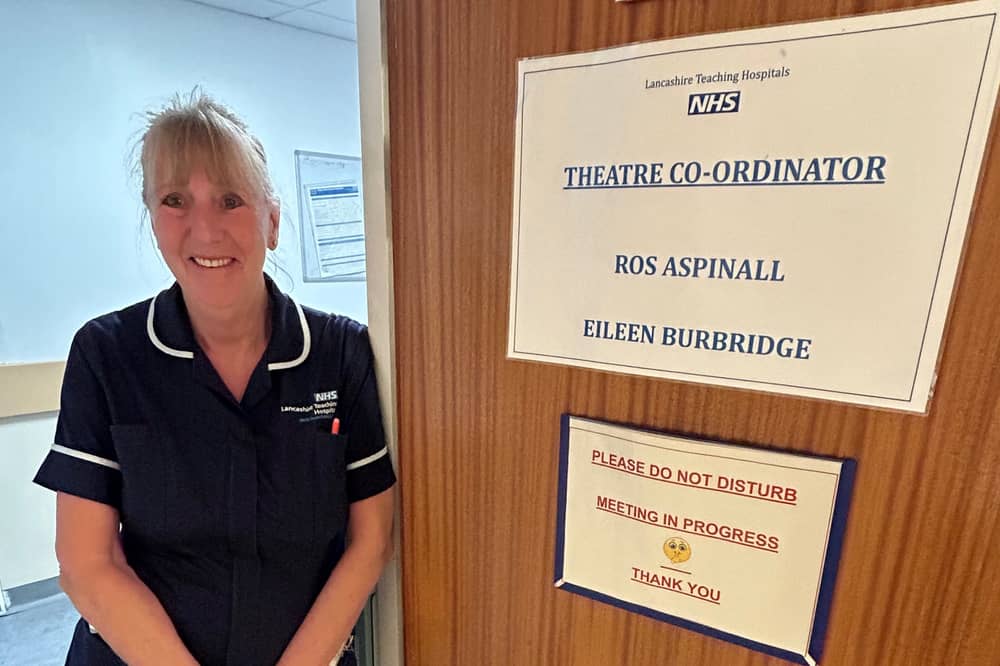 Eileen Burbridge, Theatre Manager at Royal Preston Hospital, is retiring after 50 years with the NHS