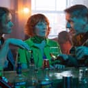 In this Alma's Not Normal scene, Alma (Sophie Willan), is pictured with Richard (Craig Parkinson). Credit: BBC/Expectation TV/Vishal Sharma