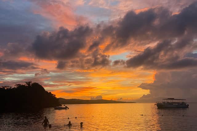 Sunset Cove in Lucea, Jamaica. (Photo: Isabella Boneham)