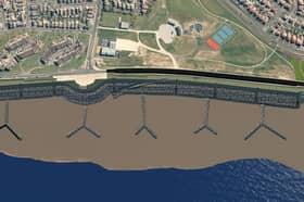 Anchorsholme sea defence visualisation