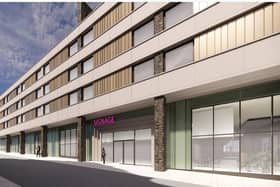 Updated artist's impressions of the proposed hotel opposite the Winter Gardens