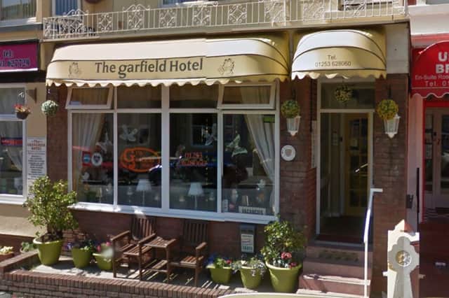 The Garfield Hotel on Springfield Road, Blackpool.