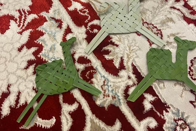 Weaving workshop at Al Shindagha Museum. (Photo: Isabella Boneham)
