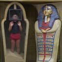 Dean McCullough takes on ‘Sinister Sarcophagus’ Bushtucker Trial.
