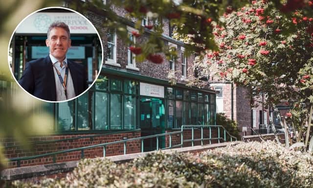 Damian Haigh is the headteacher of the University of Liverpool Mathematics School