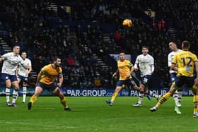 Preston North End's Sam Greenwood scores 
