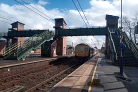 A person died after being struck by a train at Leyland station on Saturday evening (November30)