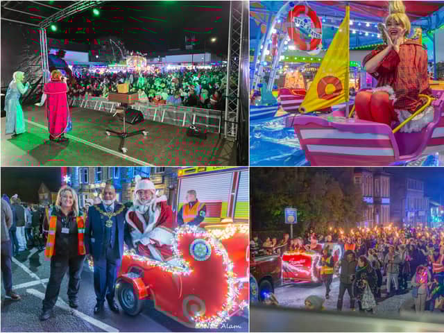 Thousands flocked to Colne for the town’s annual Christmas lights switch-on