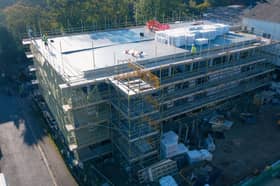 Cardinal Newman College under construction