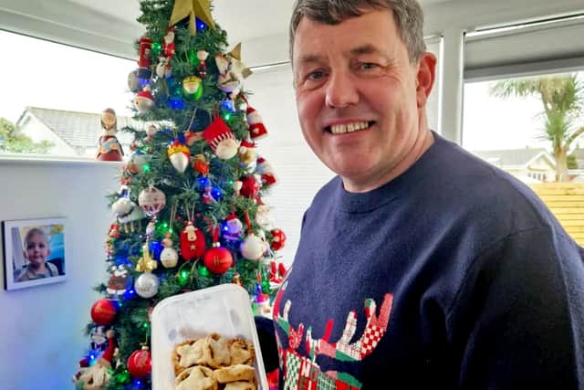 Richard Newson tucked into one of his mum's home-baked mince pies this festive period - 22 years after she died