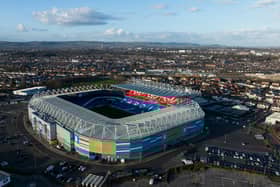A general view of the stadium 