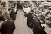This was the scene in the sorting office at the busiest time of the year - December 1987