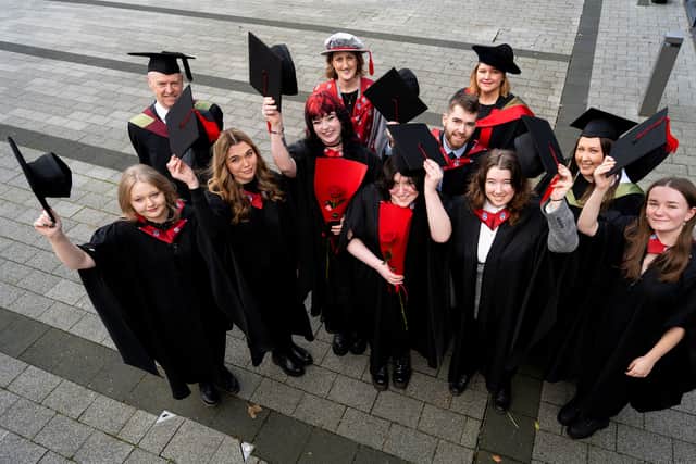 UCLan's first cohort of biovet sciences graduates.