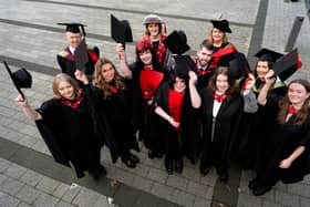 UCLan's first cohort of biovet sciences graduates.