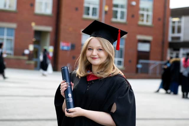 21-year-old Chloe Collier from Preston is one of UCLan's first graudates from their Veterinary School.