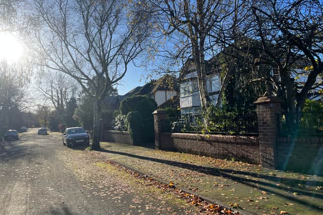 Hollinhurst Avenue, Penwortham  - where the Priory would have stood