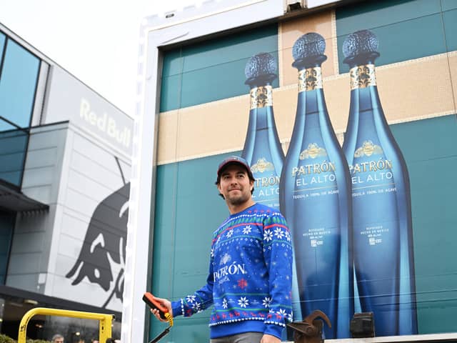 Driver Sergio ‘Checo’ Perez surprised his team-mates by gifting them a truck load of (soon to be released) PATRÓN El Alto tequila for Christmas