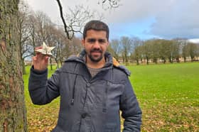 Peyman Gorani with his  Cancer Research UK for Children & Young People Star Award, now 19, came to the UK on his own in 2017, after fleeing Iran and battling cancer. 