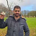 Peyman Gorani with his  Cancer Research UK for Children & Young People Star Award, now 19, came to the UK on his own in 2017, after fleeing Iran and battling cancer. 