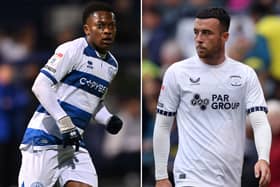 Karamoko Dembele will play no part for QPR due to injury. Sam Greenwood is in line to return to the Preston North End match day squad. (Image: Mike Hewitt and Gary Oakley/Getty Images)