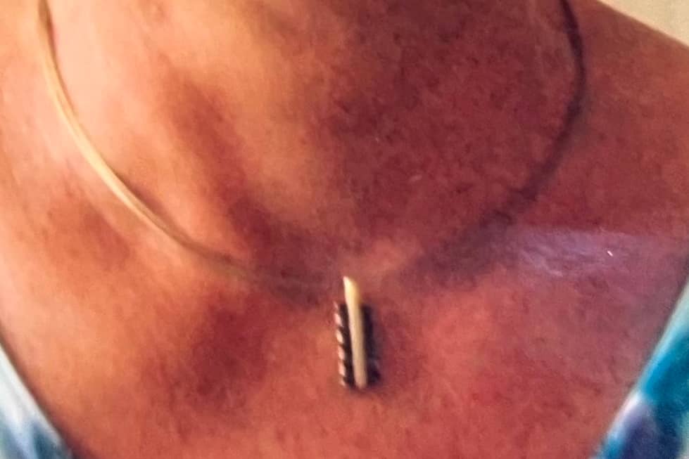 A photo of one of the pieces of jewellery that was stolen in St Annes
